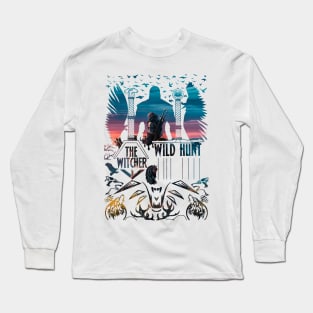 The witcher 3 wild hunt high quality design Long Sleeve T-Shirt